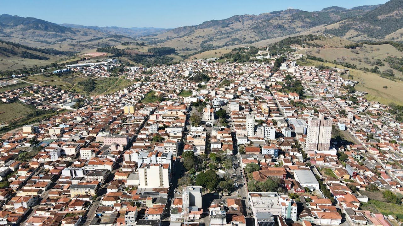 Vista aérea de Paraisópolis-MG